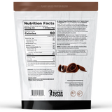 Dr. Murray's Super Foods 3 Seed Protein Powder Chocolate - 16 oz package back view with nutrition facts