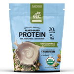 Dr. Murray's Organic Plant Based Protein Powder USDA Organic Certified - Unflavored - 16 oz package front view