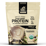 Dr. Murray's Organic Plant Based Protein Powder USDA Organic Certified - Vanilla - 16 oz package front view