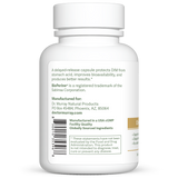 Dr. Murray's DIM & Bioperine Delayed Release 200 mg — 60 vegan capsules count bottle left-side view with directions label visible