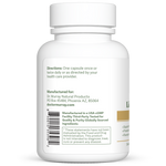 Dr. Murray's Ultra Clean Lithium Orotate  - 60 Vegan Capsules count bottle left-side view with directions label visible