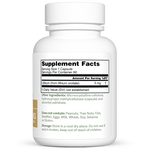 Dr. Murray's Ultra Clean Lithium Orotate  - 60 Vegan Capsules count bottle right-side view with supplement facts label visible