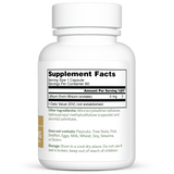 Dr. Murray's Ultra Clean Lithium Orotate  - 60 Vegan Capsules count bottle right-side view with supplement facts label visible