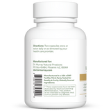 Dr. Murray's Ultra Clean Lithium Orotate and Magnesium Glycinate - 60 Vegan Capsules count bottle left-side view with directions label visible