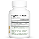 Dr. Murray's Ultra Clean Lithium Orotate and Magnesium Glycinate - 60 Vegan Capsules count bottle right-side view with supplement facts label visible