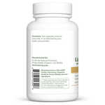 Dr. Murray's Ultra Clean Lithium Orotate and Magnesium Glycinate - 120 Vegan Capsules count bottle left-side view with directions label visible