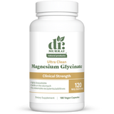 Dr. Murray's Ultra Clean Magnesium Glycinate 120 mg - 180 Vegan Capsules count bottle front view
