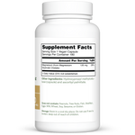 Dr. Murray's Ultra Clean Magnesium Glycinate 120 mg - 180 Vegan Capsules count bottle right-side view with supplement facts label visible