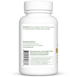 Dr. Murray's Ultra Clean Magnesium Glycinate 120 mg - 90 Vegan Capsules count bottle left-side view with directions label visible