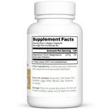 Dr. Murray's Ultra Clean Magnesium Glycinate 120 mg - 90 Vegan Capsules count bottle right-side view with supplement facts label visible