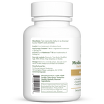 Dr. Murray's Mediterranean Actives, 60 Vegan Capsules count bottle left-side view with directions and label visible