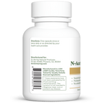 Dr. Murray's Ultra Clean N-Acetylcysteine (NAC) 600 mg - 60 Vegan Capsules count bottle left-side view with directions label visible