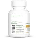 Dr. Murray's Ultra Clean N-Acetylcysteine (NAC) 600 mg - 60 Vegan Capsules count bottle left-side view with directions label visible