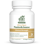 Dr. Murray's Ultra Clean Nattokinase Clinical Strength - 30 Vegan Capsules count bottle front view