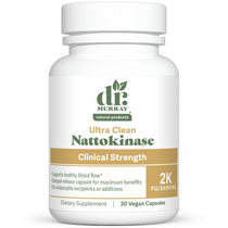 Dr. Murray's Ultra Clean Nattokinase Clinical Strength - 30 Vegan Capsules count bottle front view