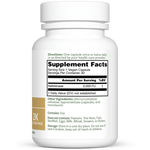 Dr. Murray's Ultra Clean Nattokinase Clinical Strength - 30 Vegan Capsules count bottle right-side view with supplement facts label visible