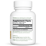 Dr. Murray's Ultra Clean Nattokinase Clinical Strength - 60 Vegan Capsules count bottle right-side view with supplement facts label visible
