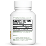 Dr. Murray's Ultra Clean Nattokinase Clinical Strength - 60 Vegan Capsules count bottle right-side view with supplement facts label visible