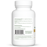 Dr. Murray's Organic KSM-66 Ashwagandha Plus - 60 Vegan Capsules bottle left-side view with directions label visible