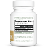 Dr. Murray's Ultra Clean Serrapeptase Clinical Strength - 30 Vegan Capsules count bottle right-side view with supplement facts label visible