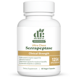 Dr. Murray's Ultra Clean Serrapeptase Clinical Strength - 60 Vegan Capsules count bottle front view