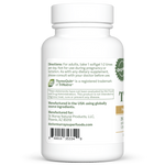 Dr. Murray’s ThymoQuin Organic Black Seed Oil softgel capsules – 60 count bottle left-side view with directions label visible