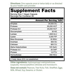 Dr. Murray's TotalDigest Ultra™ 60 Vegan Capsules, Supplement Facts Panel