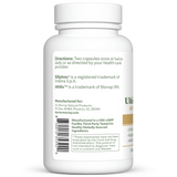 Dr. Murray's Ultimate Liver Health Vegetable Capsules - 120 vegetable capsules count bottle left-side view with directions label visible