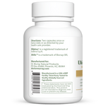 Dr. Murray's Ultimate Liver Health Vegetable Capsules - 60 vegetable capsules count bottle left-side view with directions label visible