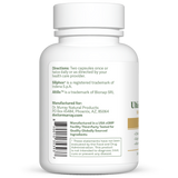 Dr. Murray's Ultimate Liver Health Vegetable Capsules - 60 vegetable capsules count bottle left-side view with directions label visible
