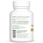 Dr. Murray's Ultimate Metabolic Health - 60 Vegan Capsules count bottle left-side view with directions label visible