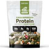 Dr. Murray's Super Foods 3 Seed Protein Powder Unflavored - 16 oz package front view