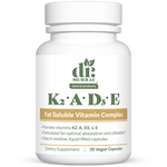 Dr. Murray's Vitamin K2, A, D3, E Liquid - 30 vegan capsules count bottle front view