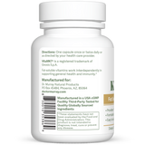 Dr. Murray's Vitamin K2, A, D3, E Liquid - 30 vegan capsules count bottle left-side view with directions label visible