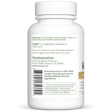 Dr. Murray's Vitamin K2, A, D3, E Liquid - 60 vegan capsules count bottle left-side view with directions label visible