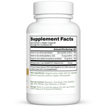 Dr. Murray's Vitamin K2, A, D3, E Liquid - 60 vegan capsules count bottle right-side view with supplement facts label visible