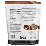Dr. Murray's Super Foods 3 Seed Protein Powder Chocolate - 2 lb package back view with nutrition facts