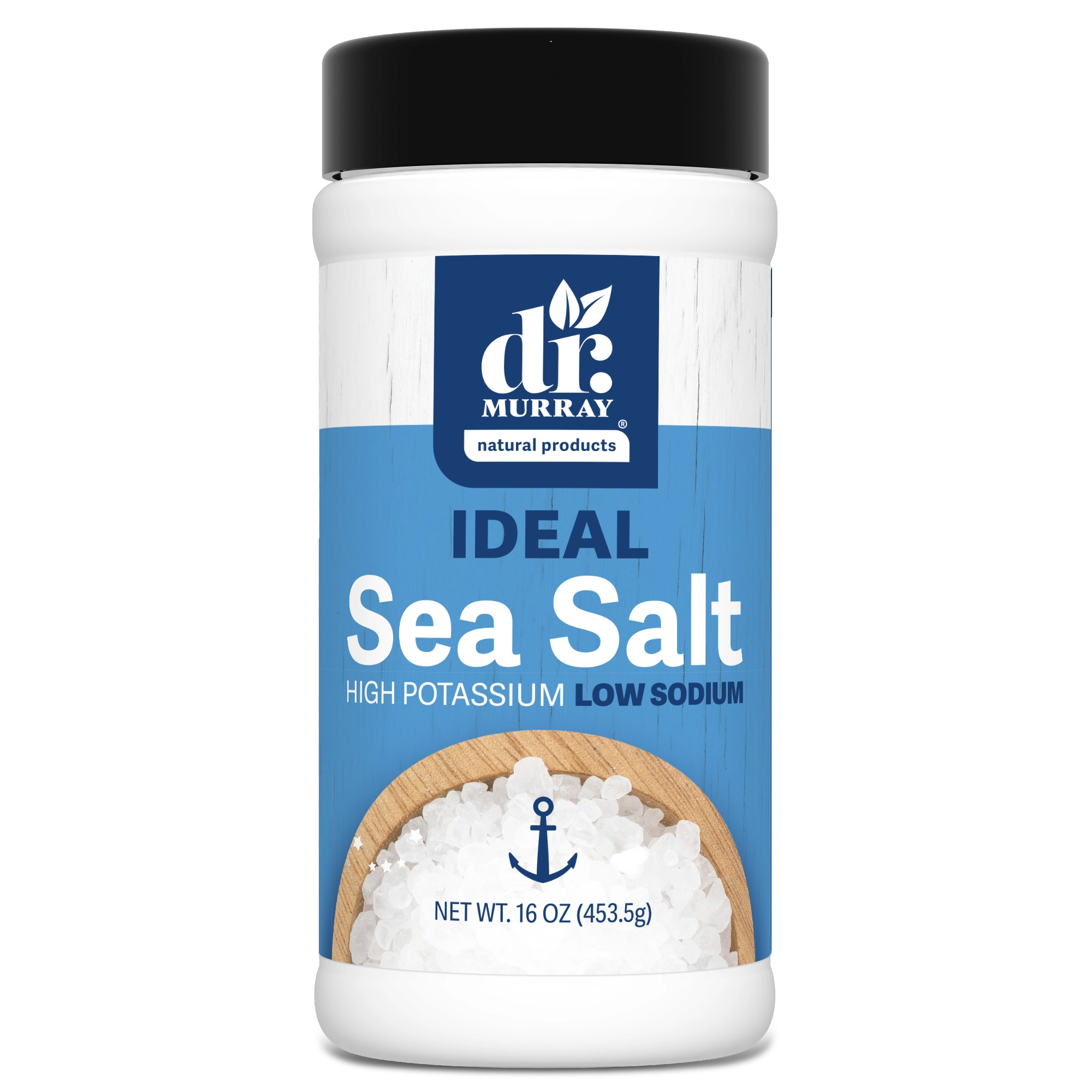 Dr. Murray's Ideal Sea Salt - 16 oz, 453.5 g bottle front view