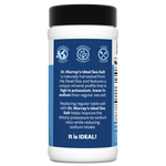 Dr. Murray's Ideal Sea Salt - 16 oz, 453.5 g bottle left view showing icons and harvesting info