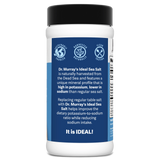 Dr. Murray's Ideal Sea Salt - 16 oz, 453.5 g bottle left view showing icons and harvesting info