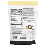 Dr. Murray's Super Foods 3 Seed Protein Powder Vanilla - 16 oz package back view with nutrition facts
