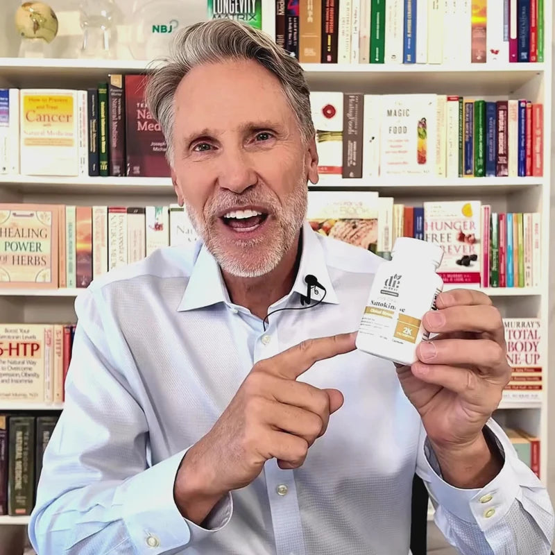 Dr. Murray's Natural Products Nattokinase product information video cover image.