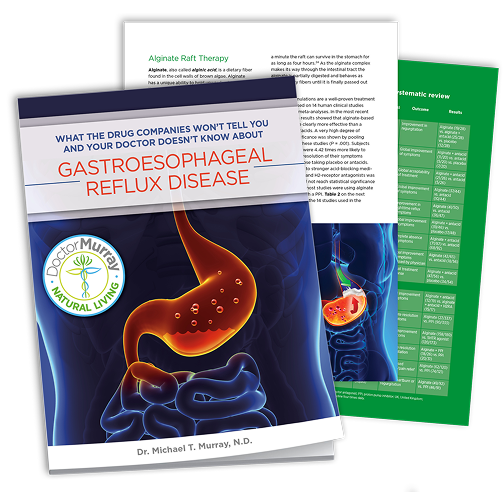 Booklet on Gastroesophageal Reflux  with medical illustrations and text.